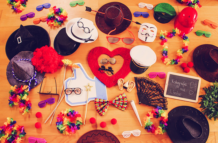 Zubehör und Accessoires zur Photobooth für Heilbronn und Umgebung