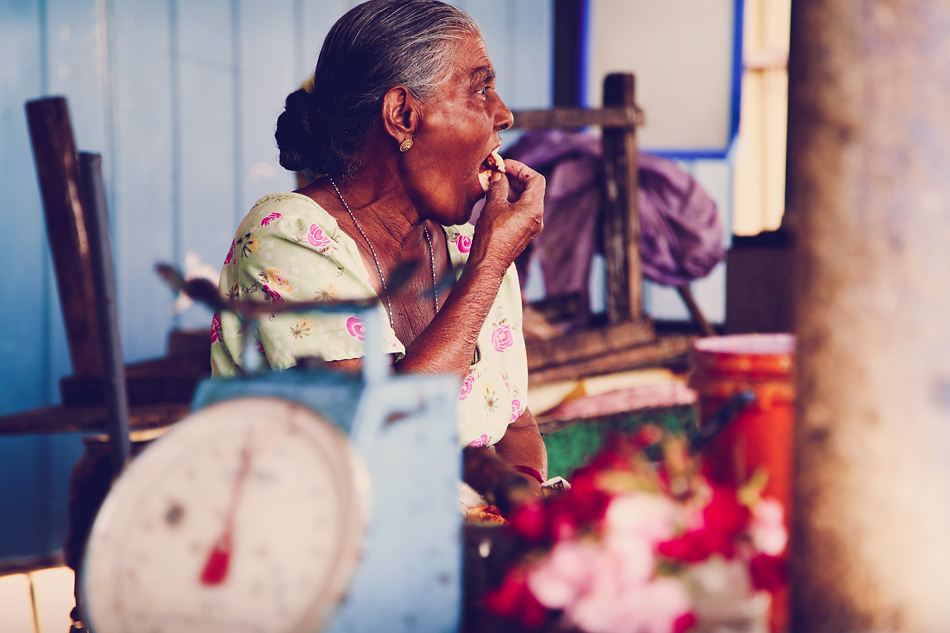Frau aus Sri Lanka